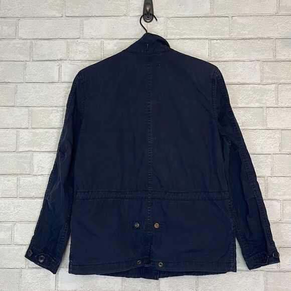 J Crew Navy Broken In Chino Utility Jacket XS - Picture 3 of 6